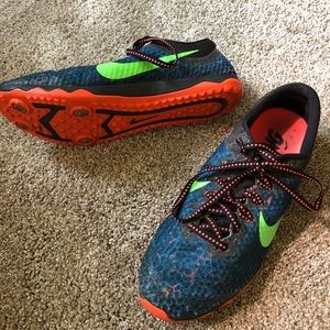 Cross country or track running shoes